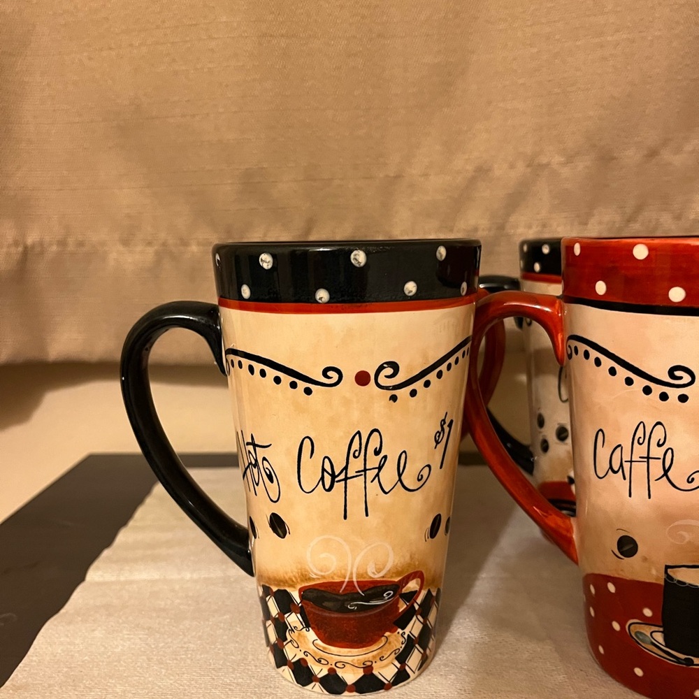 Certified International Coffee Cafe set of 4 - Picture 4 of 8